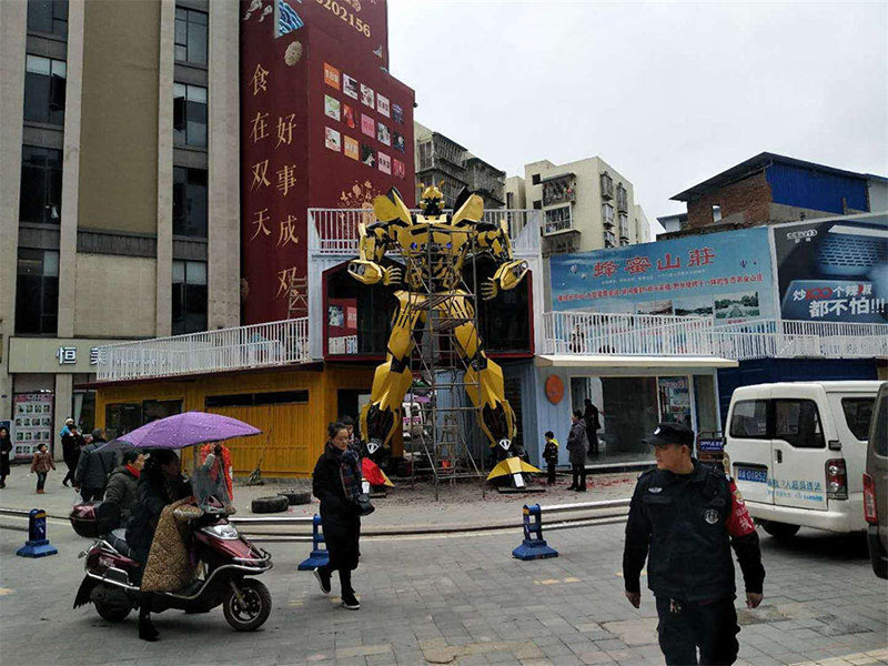 变形金刚模型案例 