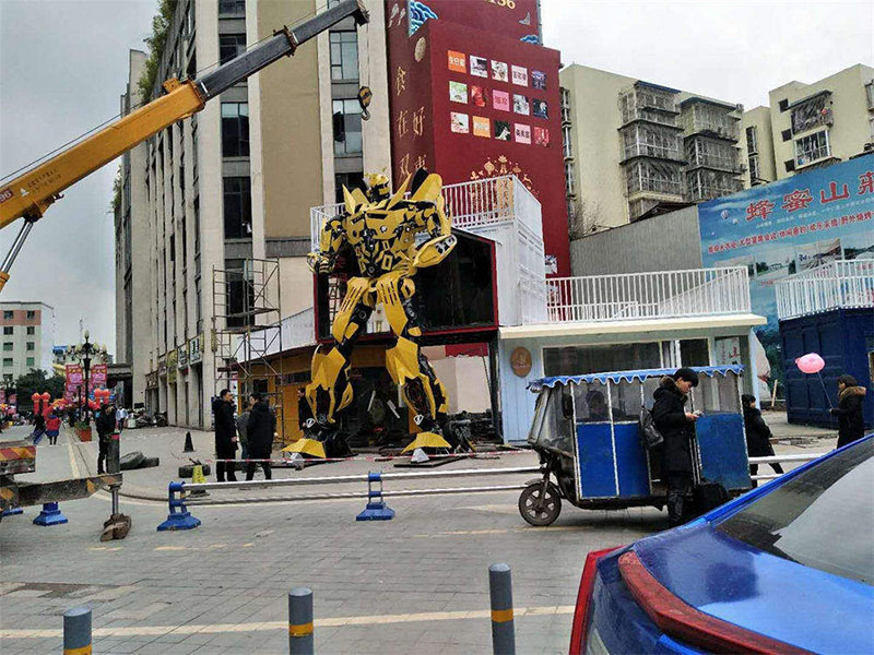 变形金刚模型案例 