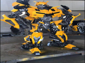 大型变形金刚机器人模型雕塑你真的了解吗，机器人变形金刚定制